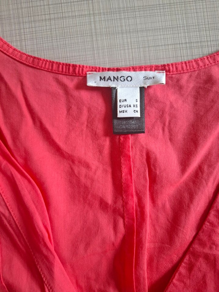 Pembe V Yaka Midi Elbise - Görsel 3