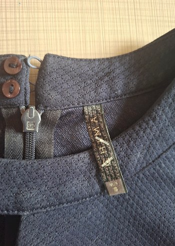 Lacivert Kemerli kisa Elbise - Görsel 2