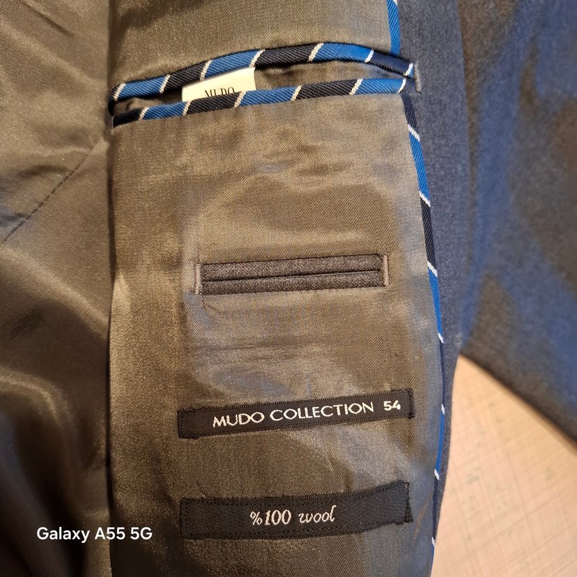 Düğmeli Gri Erkek Takım Ceketi - Görsel 3