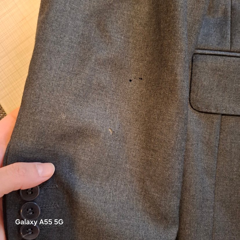 Düğmeli Gri Erkek Takım Ceketi - Görsel 2