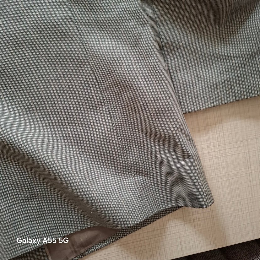 Gri Düğmeli Erkek Takım Elbise Ceket - Görsel 4