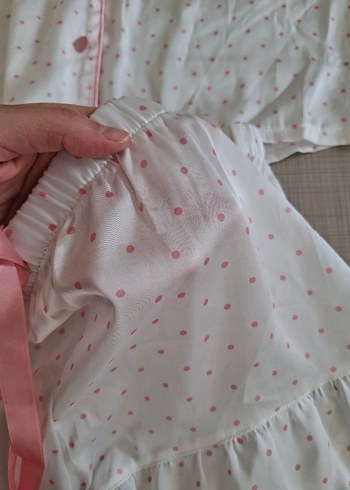 l Beden beyaz Renk suwen marka alt üst saten pijama takımı