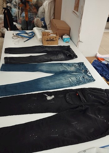 kot pantalon 3 adet çocuk