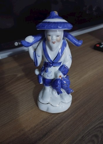 Mavi ve Beyaz Seramik biblo - Görsel 3