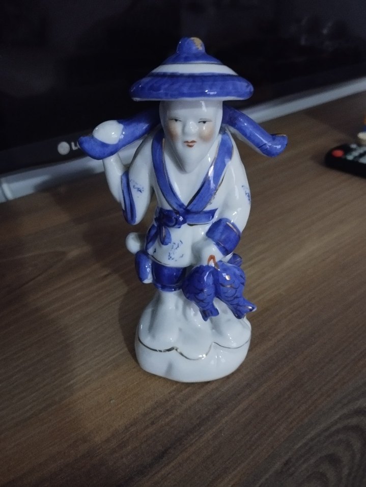 Mavi ve Beyaz Seramik biblo - Görsel 3