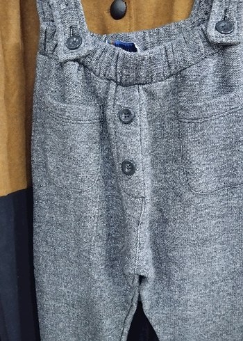 Gri Uzun Yün çocuk Tulum - Görsel 6