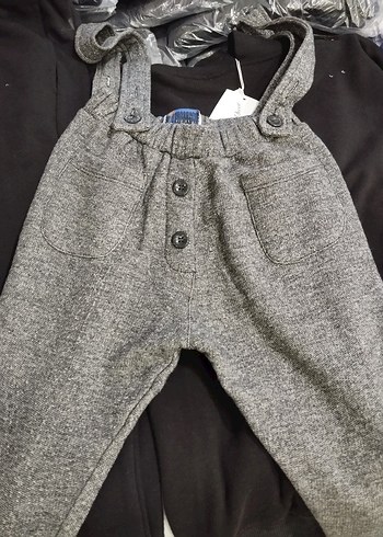 Gri Uzun Yün çocuk Tulum - Görsel 8