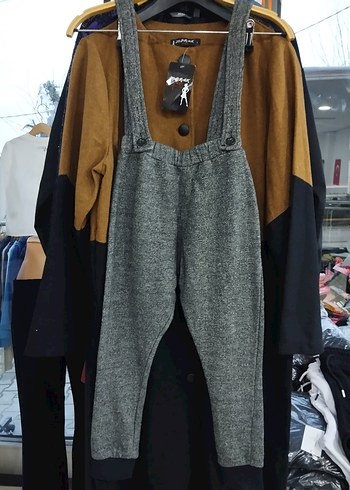 Gri Uzun Yün çocuk Tulum - Görsel 4