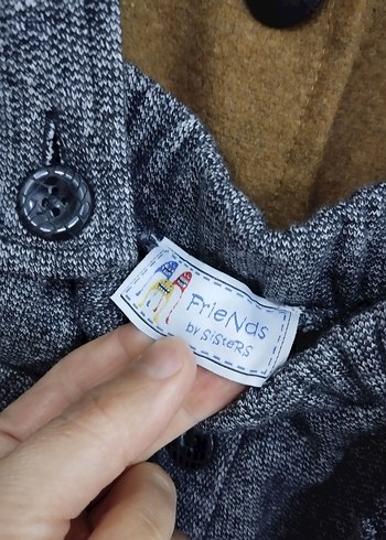 Gri Uzun Yün çocuk Tulum - Görsel 7