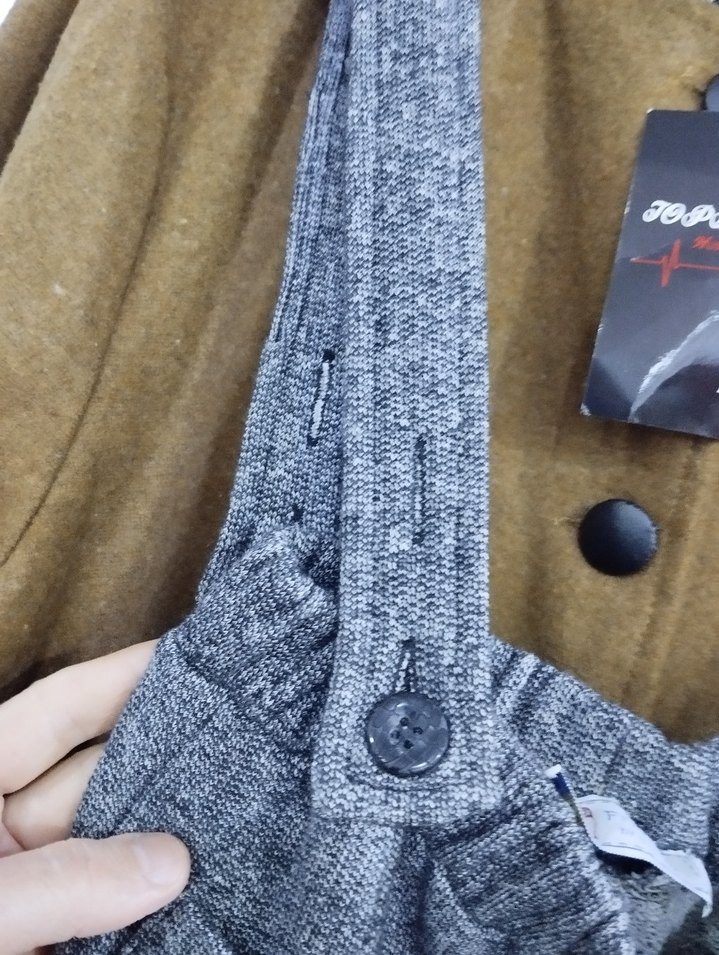 Gri Uzun Yün çocuk Tulum - Görsel 3