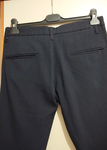 Erkek lacivert Kemerli Regular Fit Pantolon - Görsel 5