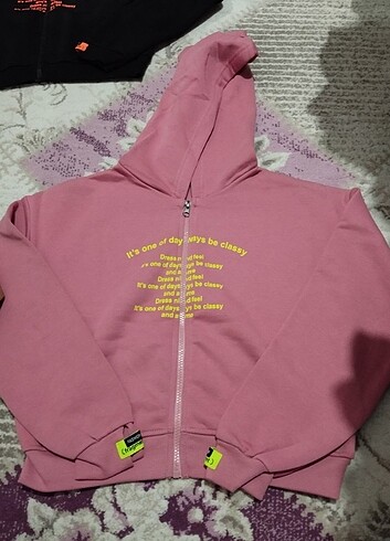 13-14 Yaş Beden Sweatshirt fermuarlı