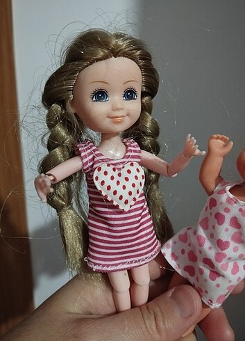 Beden Renk Mini bebekler 2 adet