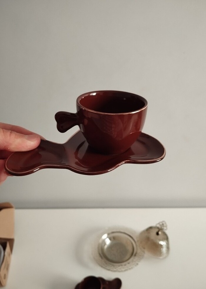 Kahve fincanı ve sunumluk - Görsel 2