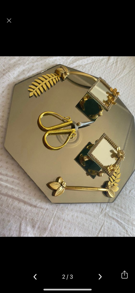 Altın Renkli nişan tepsisi - Görsel 2