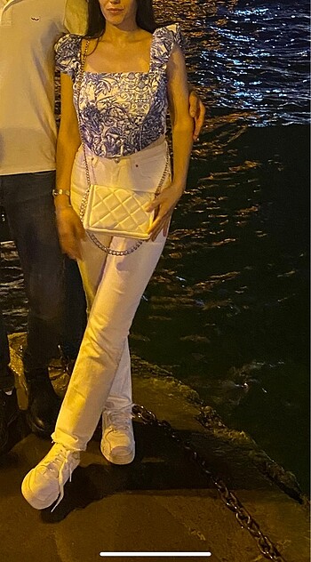 xs Beden Kadın beyaz jean