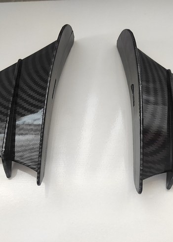Karbon motosiklet yan kanat winglet - Görsel 2