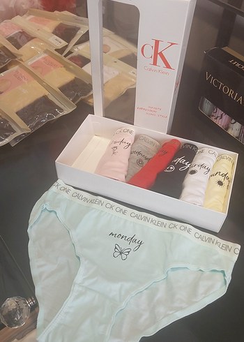 Calvin Klein Çok Renkli Mini Baskılı Kadın İç Çamaşırı