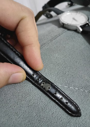 Minimalist Kadın Kol Saati Siyah Kayışlı - Görsel 2