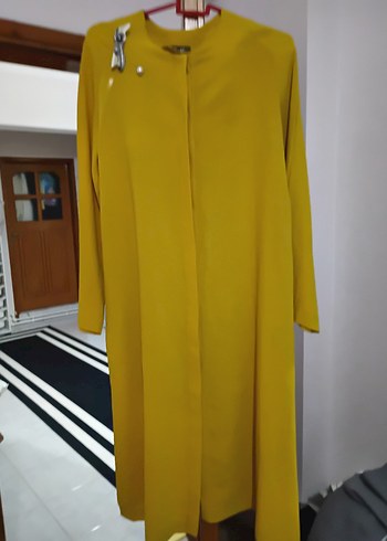 rengi hardal gibi pantolon tunik takim - Görsel 2