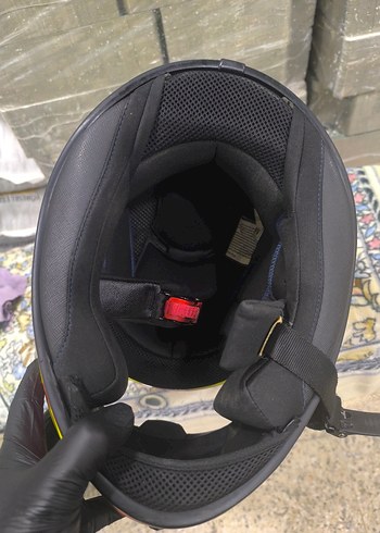 Renkli Parlak Biker Motosiklet Kaskı - Görsel 3