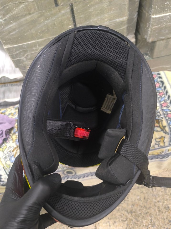 Renkli Parlak Biker Motosiklet Kaskı - Görsel 3