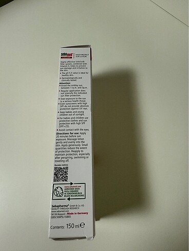 Sebamed Sebamed çok yönlü güneş koruyucu losyon