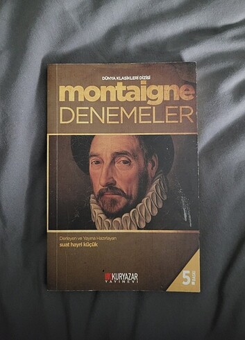 montaigne - denemeler