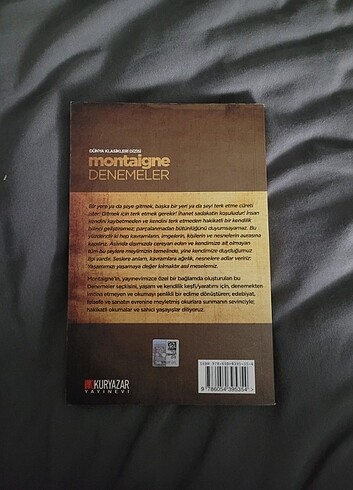 montaigne - denemeler