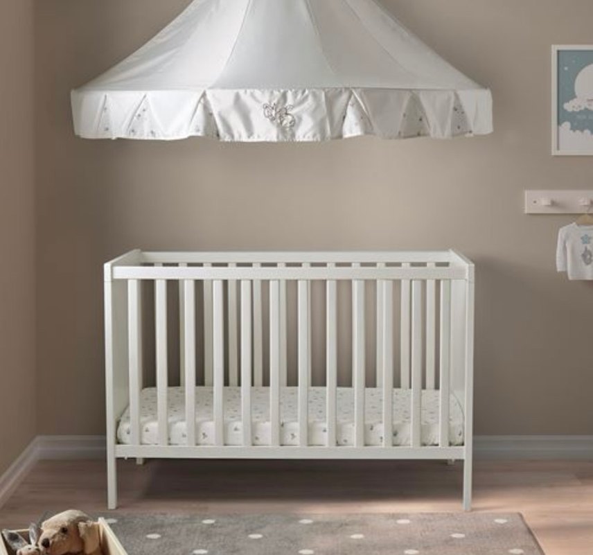 Beyaz Bebek Beşiği - Görsel 4