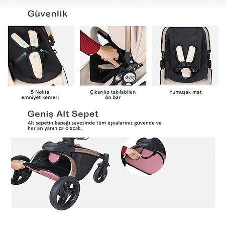 Huggy bebek arabası - Görsel 6