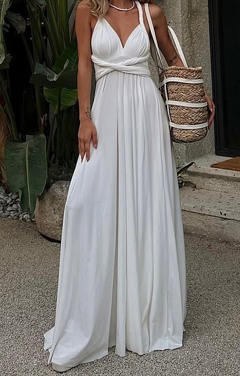 Beyaz elbise