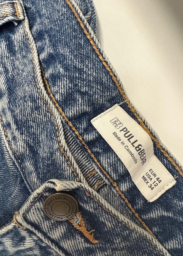 Distressed mom fit jean - Görsel 3