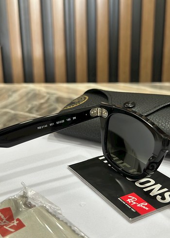 Ray-Ban 2140 901 50/22 150 3N wayfarer eğimli - Görsel 6
