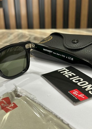 Ray-Ban 2140 901 50/22 150 3N wayfarer eğimli - Görsel 7