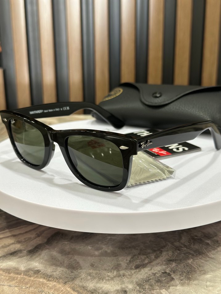 Ray-Ban 2140 901 50/22 150 3N wayfarer eğimli - Görsel 3