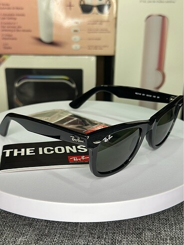 Ray ban 2140 50/22 wayfarer eğimli güneş gözlüğü