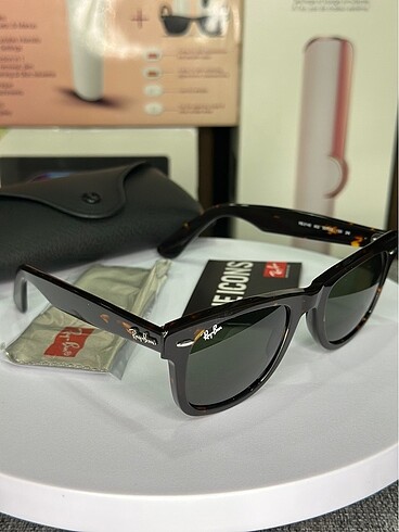 Ray ban 2140 50/22 wayfarer eğimli
