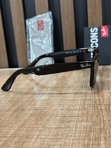  Beden yeşil Renk Ray ban 2140 50/22 wayfarer eğimli