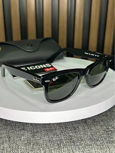 Ray ban 4340 50/22 wayfarer eğimli
