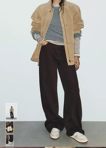 Beyaz Gri Süet Bağcıklı Stiletto Topuklu Spor Ayakkabı - Görsel 8