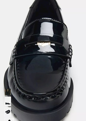 Klasik Siyah Deri Tokalı Loafer - Görsel 5