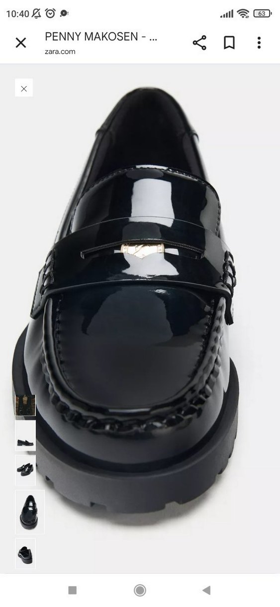 Klasik Siyah Deri Tokalı Loafer - Görsel 5