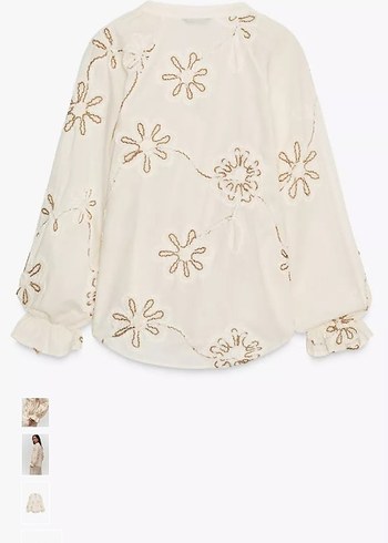 Nakışlı Dantel Detaylı Bohem Kadın Bluz - Görsel 5