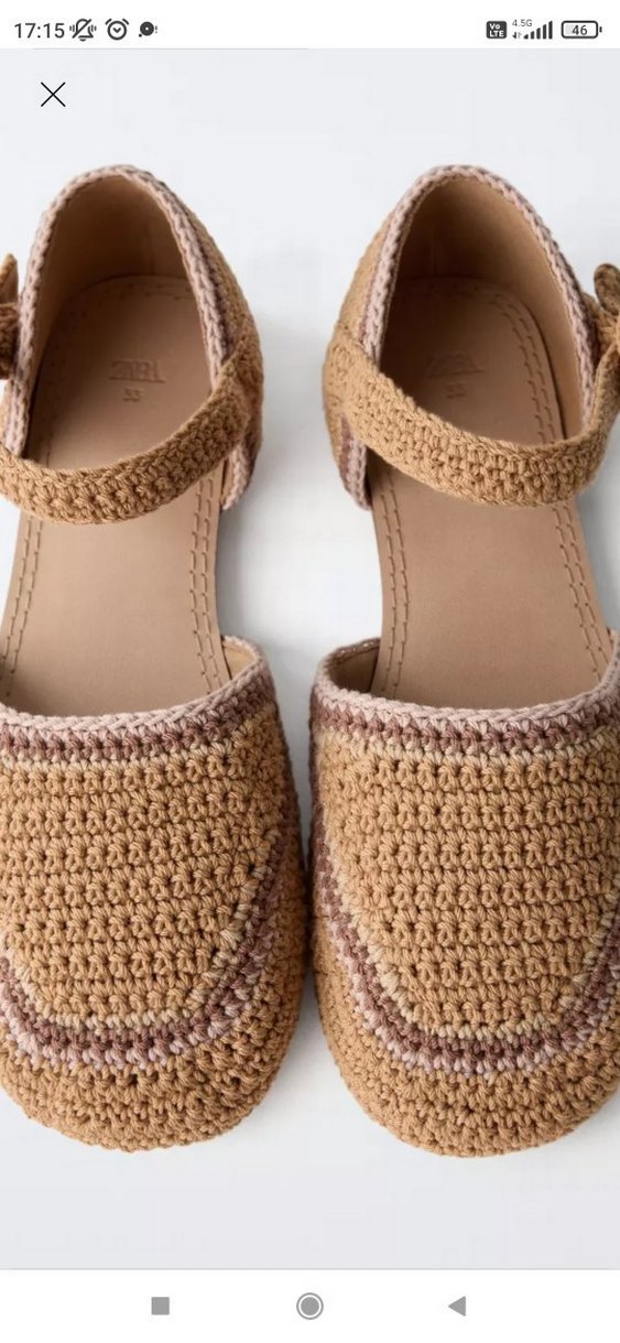 Bej Örgü Kadın Dolgu Topuk Espadril - Görsel 3