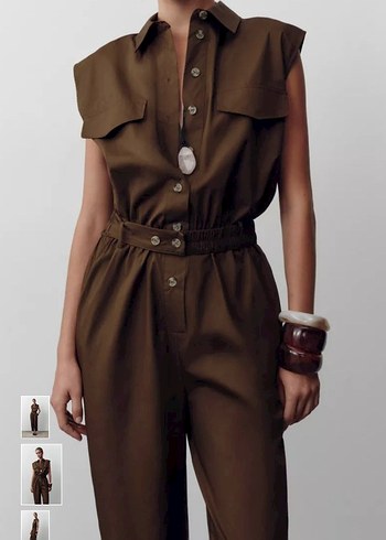 Kahverengi Deri Kemerli Uzun Tulum - Görsel 2