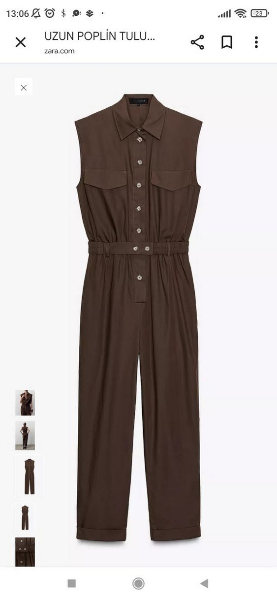 Kahverengi Deri Kemerli Uzun Tulum - Görsel 5