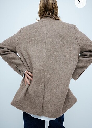 l Beden camel Renk Zara yeni etiketli