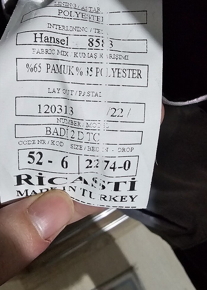 Erkek ceketi  - Görsel 2