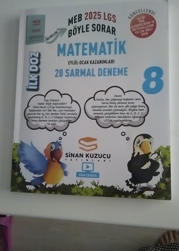 MEB 2025 LGS Matematik 20 Sarmal Deneme Kitabı